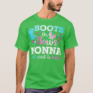 Boeken en koeien Geen Baby shower Anno onthullen T-shirt