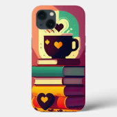 Boeken en koffie Case-Mate iPhone case (Achterkant)