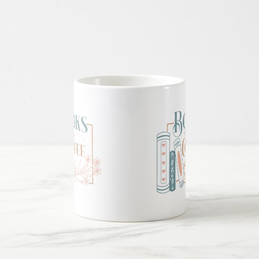 Boeken en koffie koffiemok (Center)