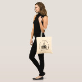 Boeken en koffie liefhebber club boekenwinkel tote bag (Voorkant (model))