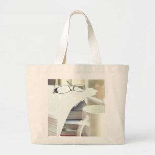 Boeken en koffie: Moet ik nog meer zeggen? Grote Tote Bag