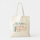 Boeken en koffie tote bag (Achterkant)