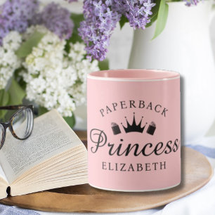 Boeken en lezen Paperback Prinses Boekenliefhebber Mok