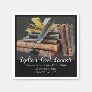 Boeken en Quill Servet