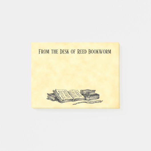  boeken en schrijven Quill Custom Stickies Post-it® Notes (Voorkant)