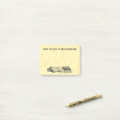  boeken en schrijven Quill Custom Stickies Post-it® Notes (Op bureau)