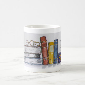 Boeken en thee koffiemok
