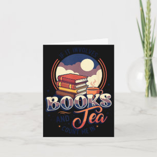 Boeken en thee rekenen mij in grappige bibliofiel kaart