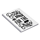 Boeken eten voor de hersenen notitieboek (Rechterzijde)