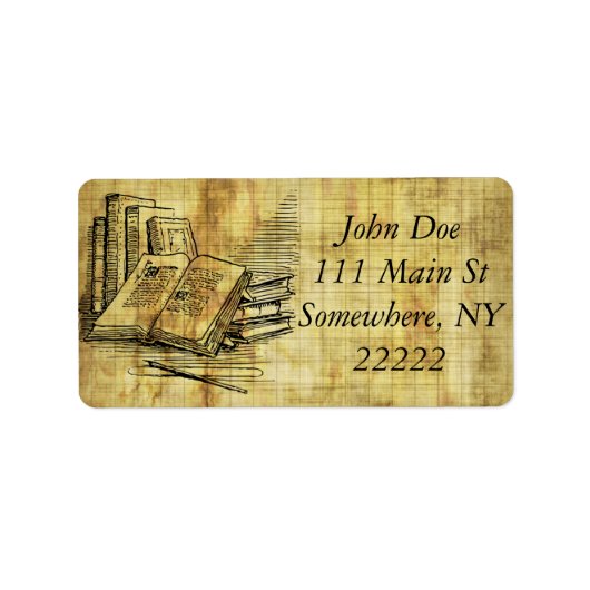 boeken etiket (Voorkant)