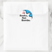 "Boeken, geen bommen." Stickers (Tas)