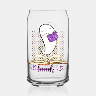 Boeken! Ghost en Book Halloween Reading Blikvorm Glas