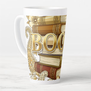 Boeken Goud Tonaam Kunst Lezers Schrijvers Bibliof Latte Mok