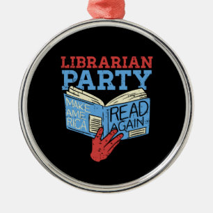 Boeken - Het Bibliothecaris Feest Boek Liefhebber Metalen Ornament