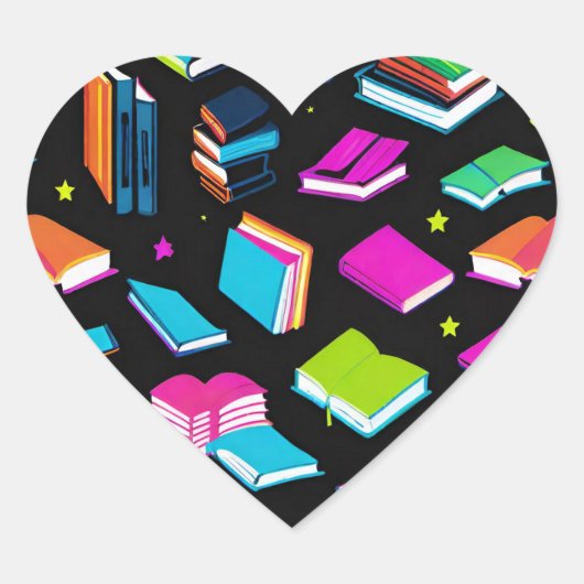 Boeken Het Kleurrijk Hart Sticker (Voorkant)