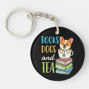 Boeken Honden en thee Sleutelhanger