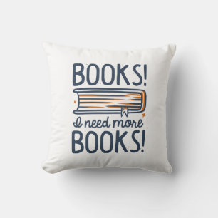 Boeken! Ik heb meer boeken nodig! Kussen