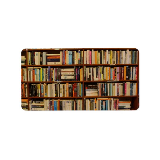 Boeken in de bibliotheek Gift Bag Etiket (Voorkant)