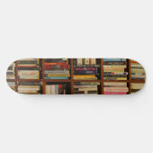 Boeken in de bibliotheek skateboard (Horizontaal)
