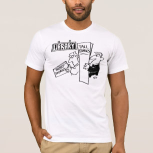Boeken in een bibliotheek Bibliothecaris Leuk T-sh T-shirt