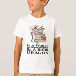 Boeken - in een wereld van boekwormen zijn boeken t-shirt