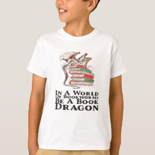 Boeken - in een wereld van boekwormen zijn boeken t-shirt