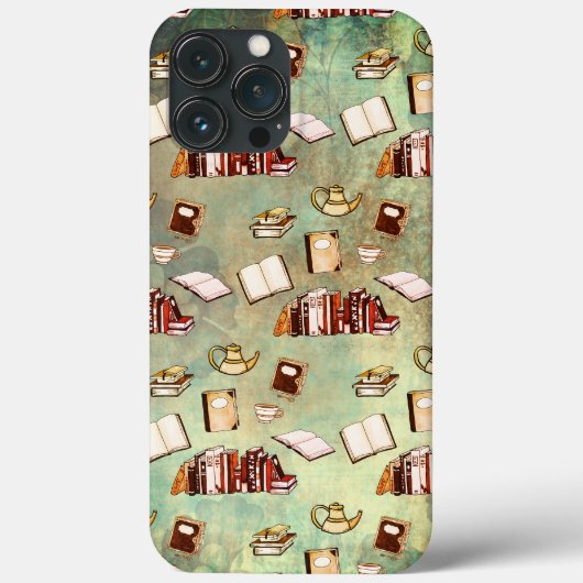 Boeken in Tea Bookworm Constant Reader Case-Mate iPhone Case (Achterkant)