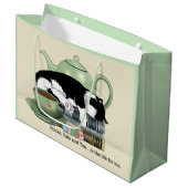 Boeken Kat Thee schattig Groot Cadeauzakje (Voorkant Gekanteld)
