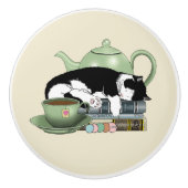 Boeken Kattenthee Schattige Keramische Knop (Voorkant)