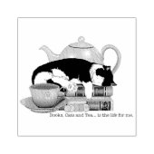 Boeken Kattenthee Schattige Rubberstempel (Afrduk)