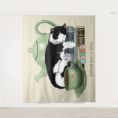 Boeken Kattenthee Schattige Wandkleed (Voorkant)