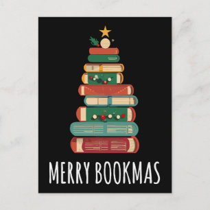 Boeken Kerstboom Vrolijke Boeken Briefkaart
