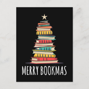 Boeken Kerstboom Vrolijke Boeken Briefkaart