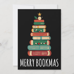Boeken Kerstboom Vrolijke Boeken Kaart