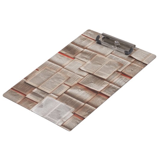  boeken klembord (Gekanteld)