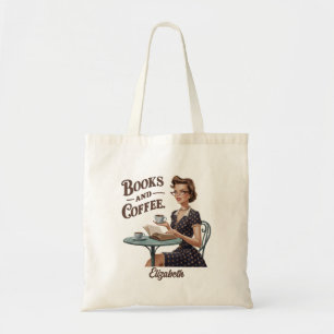 Boeken & Koffie Boek Lover Quote Tote Bag