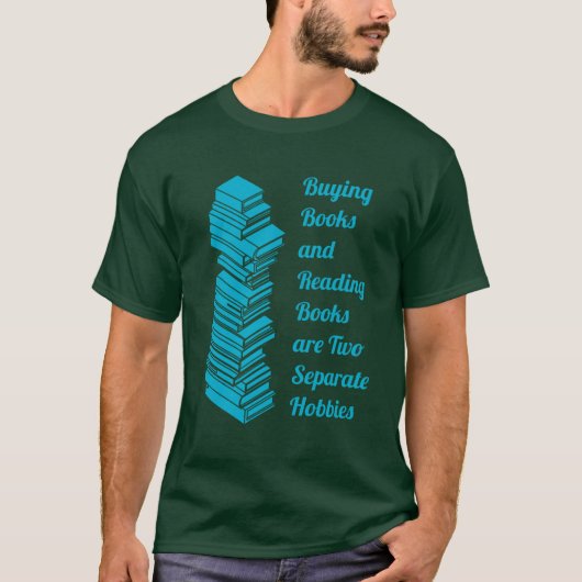Boeken kopen Boeken lezen T-shirt (Voorkant)