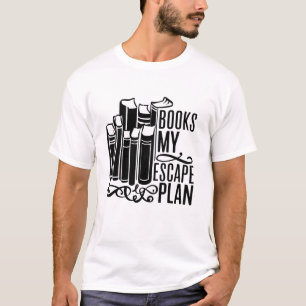 Boeken lezen boekenwurm boek liefhebber citaat Mij T-shirt