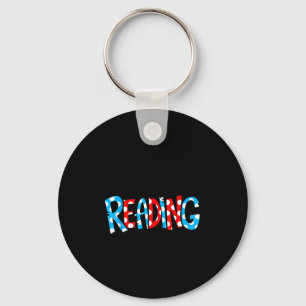 Boeken lezen lezer liefhebber bibliothecaris leraa sleutelhanger