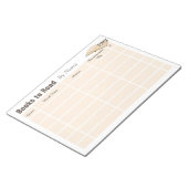 Boeken lezen Tracker Kinder Notitieblok (Schuin)