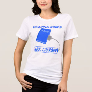 Boeken Lezen Ziel Charger – Knus Boek Liefhebber K Tri-Blend Shirt