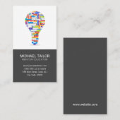 Boeken Lichte Logo Visitekaartje (Voorkant / Achterkant)