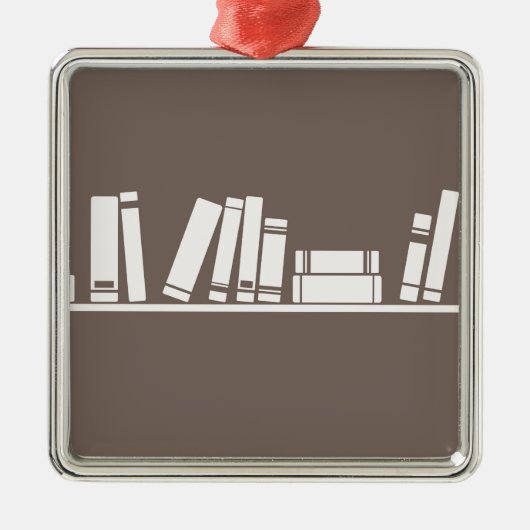 Boeken liefhebbers! metalen ornament (Voorkant)