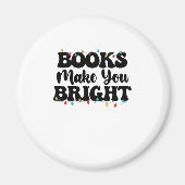 Boeken maken je helder kerstmis lezen magneet (Voorkant)
