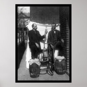 Boeken maken op de oude manier poster