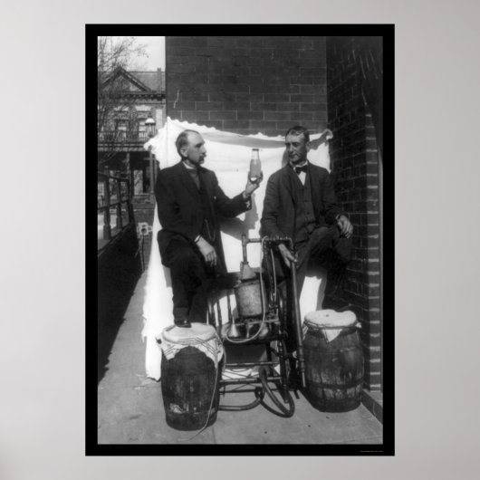 Boeken maken op de oude manier poster (Voorkant)