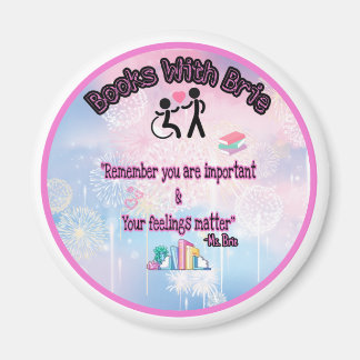 Boeken met Brie ronde magneet