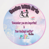 Boeken met brie stickers (Design 2)