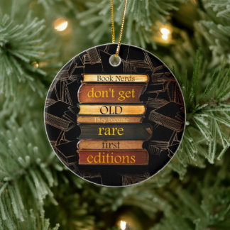 Boeken Nerds Reader Boeken Boeken Boeken Boeken Bo Keramisch Ornament
