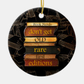 Boeken Nerds Reader Boeken Boeken Boeken Boeken Bo Keramisch Ornament (Voorkant)